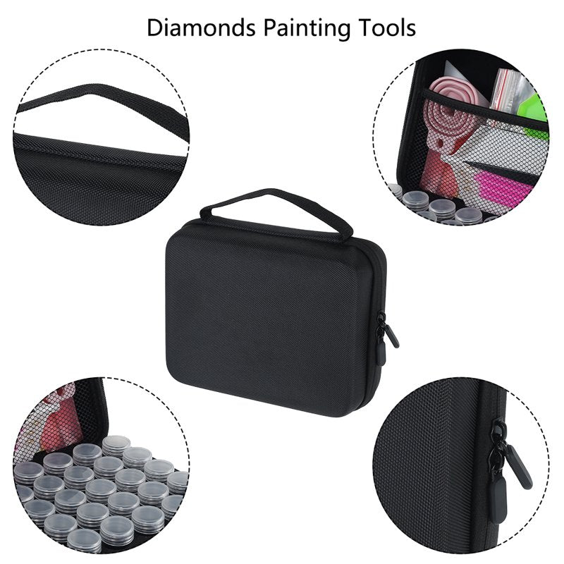 Diamond Painting Tools Set with Storage Boxes - 60 Pieces Craft Accessories