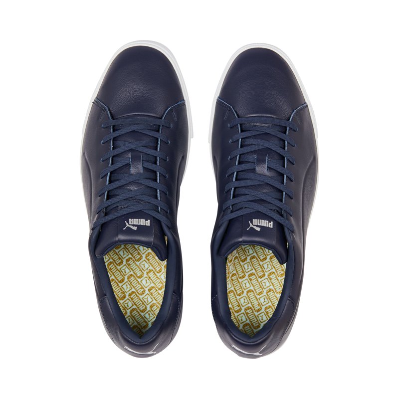 Puma Fusion Classic Spikeless Golf Shoes - Navy Blazer, Size 8.5 (UK 7.5) Medium