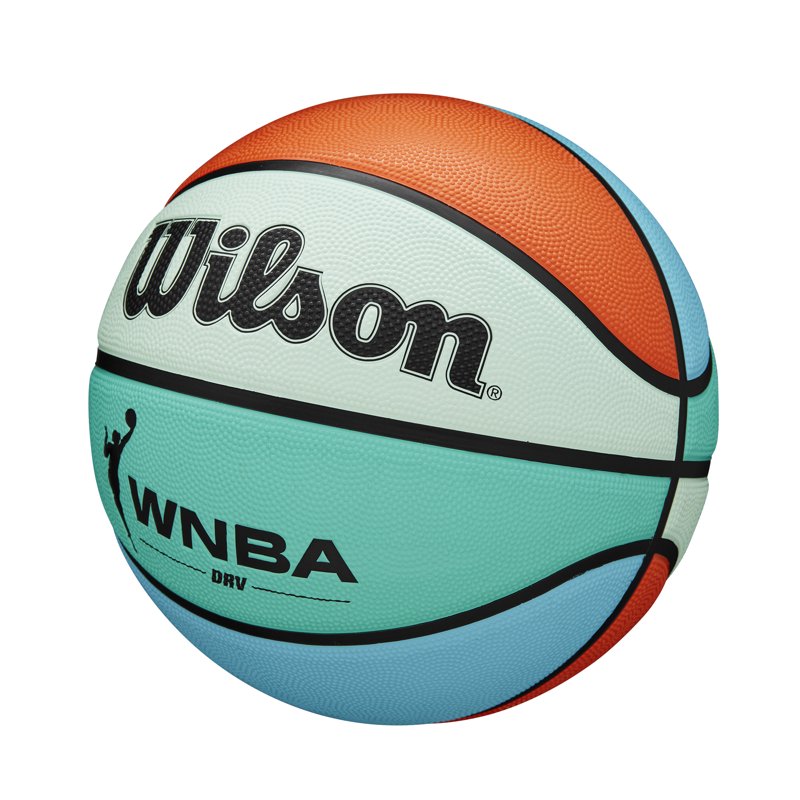 Outdoor Basketball 28.5 Inch Size 6 - Bright Multi-Color Dribble & Shoot
