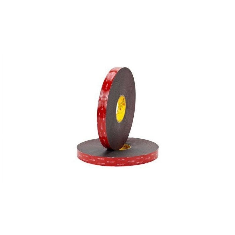 3M 5952 VHB Double Sided Foam Mounting Tape - Heavy Duty Black, 15 Yards