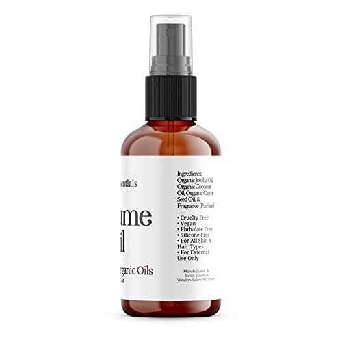 Sweet Essentials WARM VANILLA SUGAR, Fragrance/Perfume Oil, Made with Organic Oils, 2oz, Spray on Perfume Hair & Body Oil - Alcohol, Silicone & Preservative Free