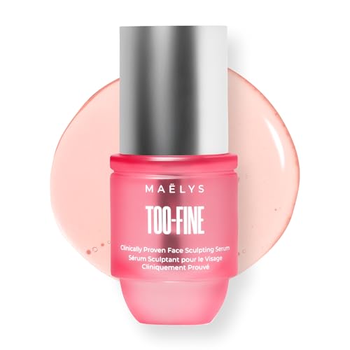 MA?LYS TOO-FINE Face Serum for Women - Firming Anti-Aging Serum with Glaucine & Bacillus Ferment - Helps Lift the Look of Sagging Skin on Jawline, Cheekbones & Under Eyes (15 mL)