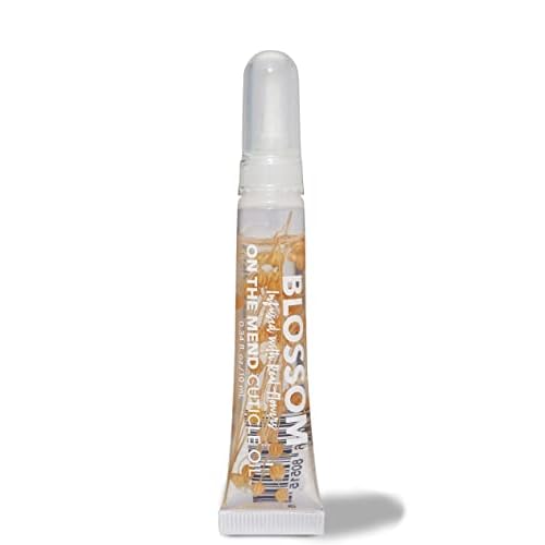 Blossom Cuticle Oil Pen for Nails, On the Mend Scented Travel Nail Oil for Growth and Strength, Infused with Real Flowers 0.34oz, Rose