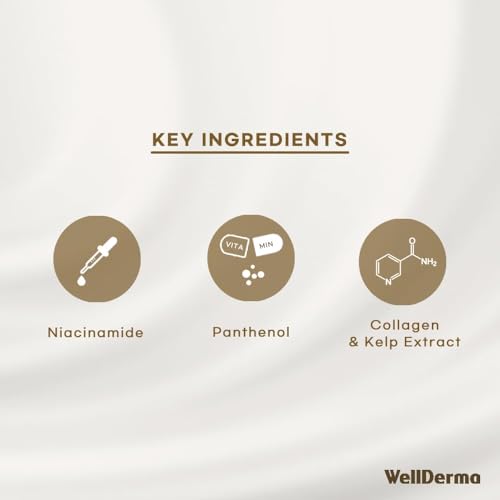WELLDERMA Sapphire Collagen Impact Hydrogel Fitting Mask, 25g x 4 Sheets ? Hydrating & Firming Micro-Hole Sheet Mask with Collagen Water 850,294ppm, Niacinamide & Peptides