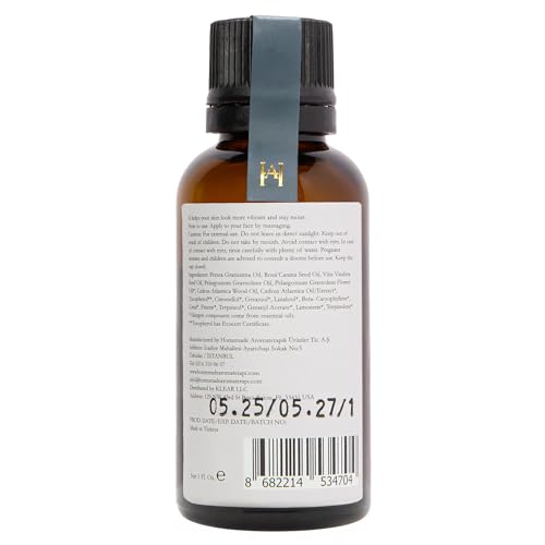 HMA | Moisturizing Face Serum ? 100% Pure Botanical Oils | Avocado, Rosehip & Grapeseed | Daily Hydration & Radiance for Dull or Dry Skin | 1 FL Oz