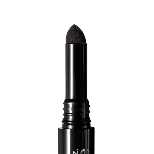 Arches and Halos 2 in 1 Defining Eyebrow Pencil and Powder - Brow Powder with Spoolie Brush - Shape and Fill for Natural Look - Charcoal - 0.017 oz