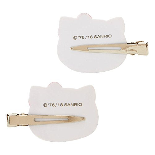 Sanrio 813478 Hello Kitty Bangs Clip, Approx. 2.0 x 0.4 x 1.3 inches (5 x 1 x 3.3 cm), Red