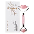 Mount Lai De-Puffing Rose Quartz Facial Roller ? The Stone of Love, Certified Rose Quartz Face Roller for Anti-Aging, Soothing & Radiant Skin, Facial Massager Tool for Self-Care Ritual