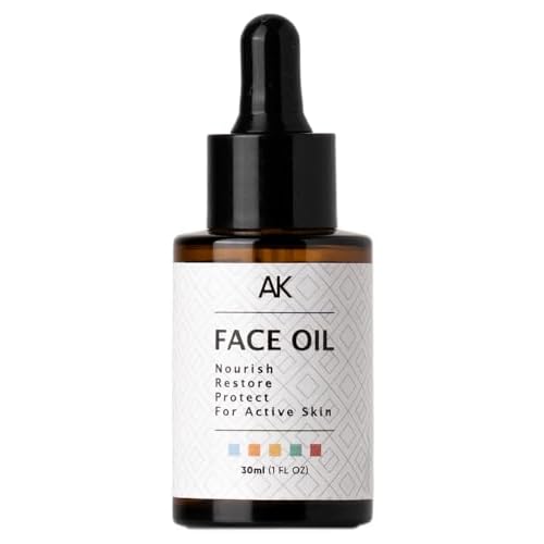 High-Performance Face Oil | Anti-Aging Recovery Serum | Bakuchiol + Vitamin C | Hydrates, Firms & Protects | For Active Lifestyles & Healthy Aging | Men & Women | 1 FL OZ