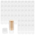 50 Pcs Empty Deodorant Containers Twist up Filling Stick Plastic Refillable Deodorant Holder Balm Tubes for Homemade Lipstick Sunscreen Balm Lotion(60ml)