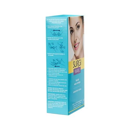 Surgi-Wax Facial Wax Strips (Pack of 3)