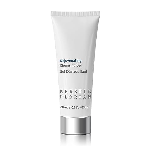 Kerstin Florian Rejuvenating Cleansing Gel | Travel Size | Gentle Face Wash Cleanser and Makeup Remover for Women | Gentle Formula Removes Dirt & Oils to Clarify and Brighten Skin, .7 fl oz