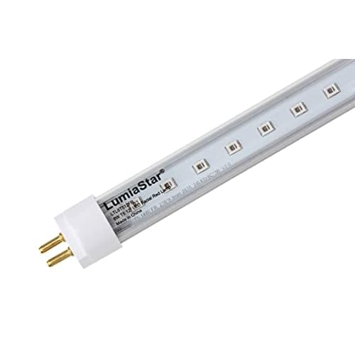 3 Pack 8W 12" LED T5 Red Visible Light Tube Replace Fluorescent F15T5HO face Tube Directly to Upgrade Your Tabletop Facial Unit