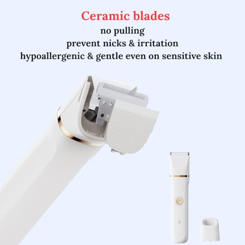 5-in-1 Bikini Trimmer for Women, Waterproof Electric Shaver & Electric Razor for Women, Cordless Hair Trimmer with 5 Heads, Rechargeable Wet/Dry Use Womens Shaver