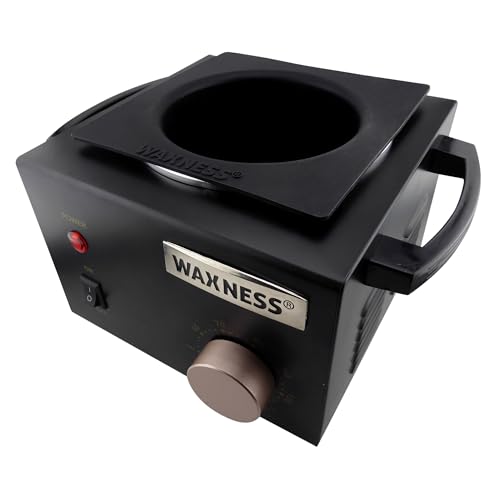 Waxness Professional Metallic Wax Heater WN5001 Black Elite-Series 1 Lb 5 Years Warranty