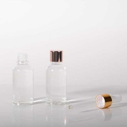 48P-1oz,Glass Dropper Bottle for Essential Oils Eye Dropper Small Travel Containers Tincture Bottles with Dropper