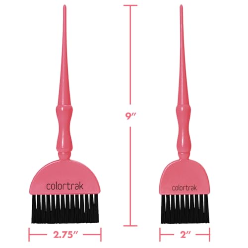 Colortrak Electric Wands 3PK - Includes 1 King and 2 Queen Brushes with Firm Bristles, Stain-Resistant Handles, Ergonomic Non-Slip Design, Ideal for All Color Applications