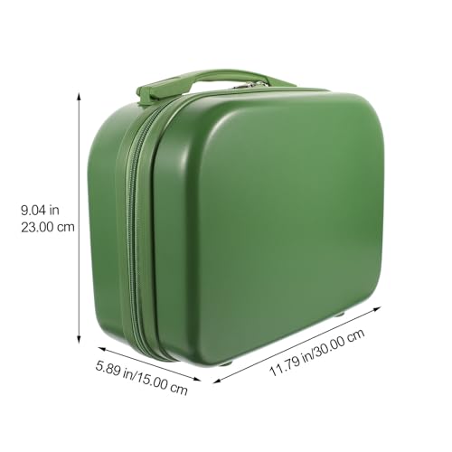 Travel Makeup Case Organizer 14 Inch Lightweight Cosmetic Storage Box with Elastic Band for Skincare and Essentials Portable Makeup Train Case for Home and Office