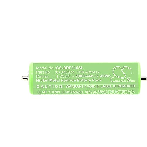Replacement Battery Fit for Braun 140, 140 5685 Series 1, 150, 150 5685 Series 1, 150S-1, 195S, 197S, 199, 199S, 3000, 3000BT, 3000s, 3010, 3010BT, 3020, 30205415 320r-4,