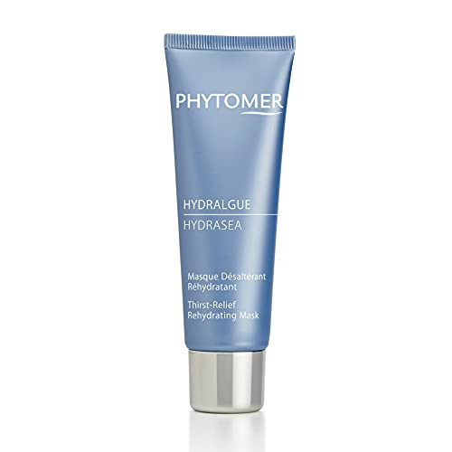 Phytomer Hydrasea Rehydrating Face Moisture Mask | Intense, Effective Hydrating Cream to Restore Moisture & Relieve Dry Skin | Creamy, Lightweight Moisturizing Face Mask | 50ml