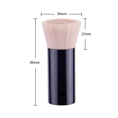 Anne's Giverny Cosmetics Foundation Brush Blending Brush, Holds Loose Powder, Bare Professioal Makeup Brush