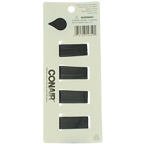 Conair Styling Essentials Mini Pins, Black 36 ea (Pack of 2)
