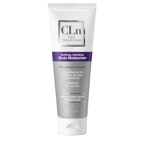 CLn¢ç Body Moisturizer - A skin protectant delivering 2% Colloidal Oatmeal, Paraben-Free, Dye-Free & Fragrance-Free, 8 fl. oz.