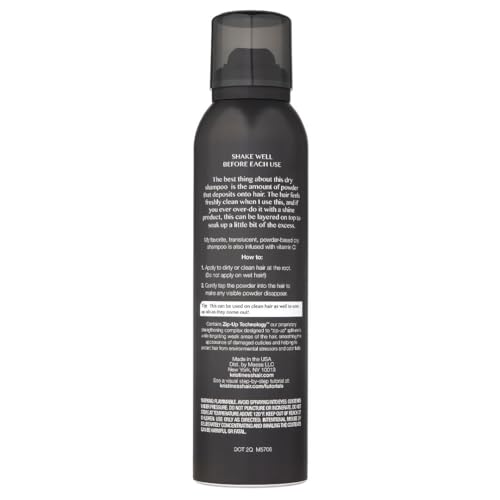 Kristin Ess Hair Dry Styling Set - Vitamin C Dry Shampoo Powder Spray + Light Hold Texturizing Spray - Volumizing + Oil Absorbing + Shine Enhancing for Dark, Brunette + Blonde Hair - Sulfate Free