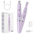Ear and Nose Hair Trimmer for Women, 2025 Professional Painless 2 in 1 USB Rechargeable Eyebrow & Facial Hair Trimmer, Precision Tool with Powerful Motor and Dual-Edge Blades, IPX7 Waterproof