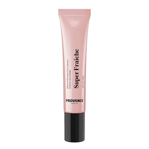 Provence Beauty Super Fra?che Brightening Eye Cream ? Hyaluronic Acid & Cooling Metal Applicator ? Anti-Aging Under-Eye Cream that Brightens, Tightens & Hydrates ? 0.5 fl oz