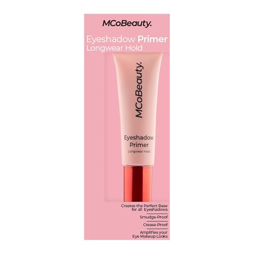 MCoBeauty - Eyeshadow Primer Longwear Hold - Smooth Base for Eyeshadow Application, Enhances Color Pay-Off, Extends Wear Time, and Helps Minimize Creasing - Eye Primer, Stocking Stuffers