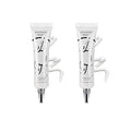 2 Pack Matte Eyeshadow Primer for Oily Lids White Eyeshadow No Crease Eye Primer Makeup Eyeshadow Base Waterproof & Smudge-proof & Long Lasting Cream Liquid Eye-shadow for All Shadows (Set A)