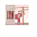 2PCS Lip Liner and Lipstick Combo Set, 2 in 2 Waterproof Lip Liner Long Lasting Lipstick Set, Matte Lipliner Pencil & Hydrating Lip Gloss Makeup Kits for Women (201)