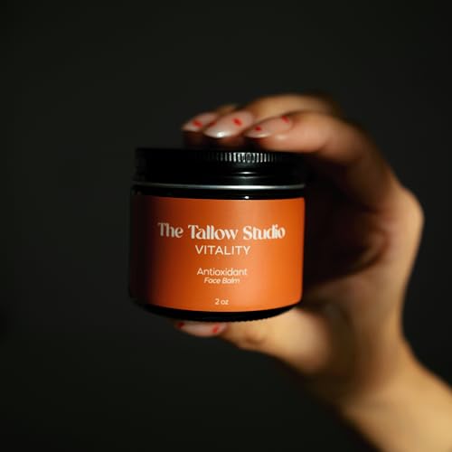Antioxidant Tallow Face Balm - 100% Grass Fed & Organic | Handmade in Small Batches (2oz)