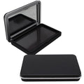 2Pcs Empty Eyeshadow Palette with Mirror Travel Makeup Box Pressed Powder Pallet Cosmetic Case, 4.33X2.75X0.59In, Compact Eye Shadow Containers for Blush and Pressed Powder