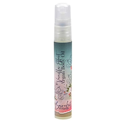 Barefoot Venus Travel Size Mini Argan Body Oil - 8 Milliliters (The Vanilla Effect)