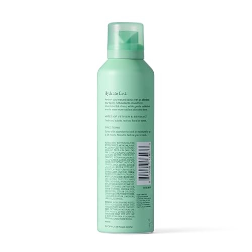 Flamingo Light Hydrating Spray for Women - 24 Hour Moisturizing Body Hydration - 6.7 oz