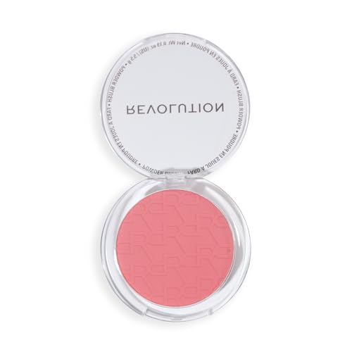 Revolution, Blusher Reloaded, Talc-Free Powder Blush with Matte Finish for Cheeks, Rich Pigment & Buildable, Vegan & Cruelty-Free, Ballerina