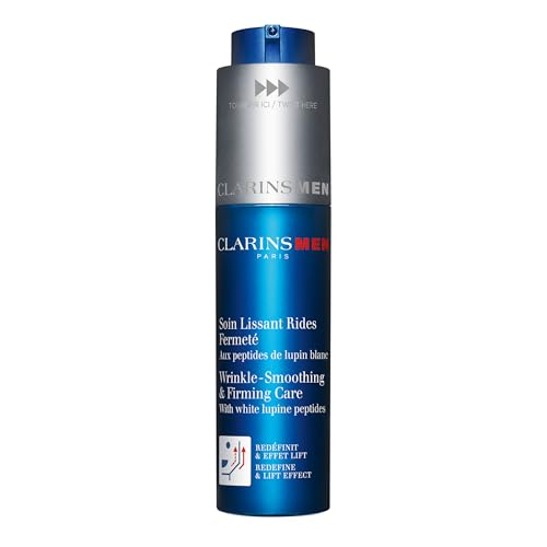 CLARINSMEN Wrinkle Smoothing and Firming Anti Aging Face Moisturizer | Mens Face Moisturizer | Visibly Lifts, Firms, Smoothes Skin and Refines Pores | All Skin Types | 1.7 Ounces