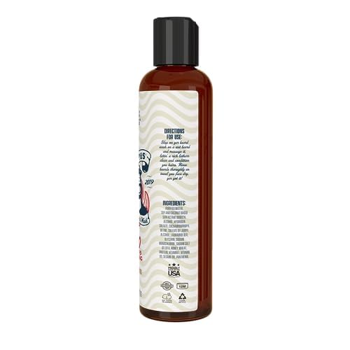 Razor MD Brutus 3-in-1 Natural Beard Wash and Conditioner for Men, Cruelty Free and Nourishing Beard Shampoo, Best for Maintaining and Conditioning Hair, Sandalwood Scent, 8 oz