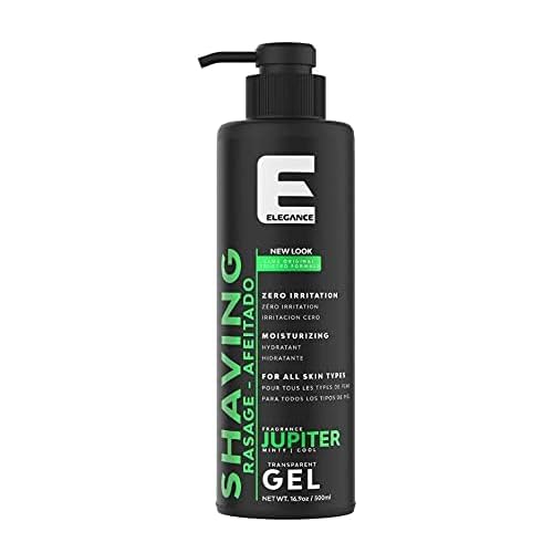 E Elegance Shaving Bundle, Includes Minty Cool Jupiter Shaving Gel and After Shave For a Fresh, Smooth, Shaving Experience each 16.9oz