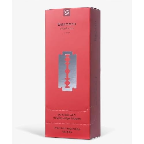 100 Barbero Platinum Razor Blades