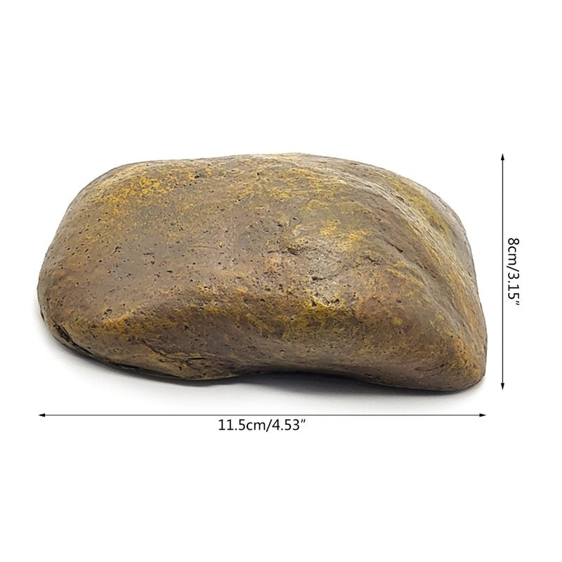 Outdoor Faux Rock Key Hider - Weatherproof Rust-Resistant Hidden Key Storage