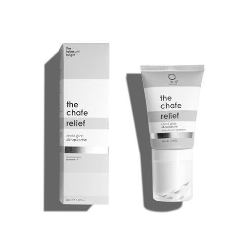 Kaia Naturals the takesumi bright¢ç the chafe relief ? Anti-Chafing Balm with 6% Squalane for Friction Protection and Skin Irritation Relief, Fragrance-Free, Waterless Formula 50ml/1.69 Fl oz