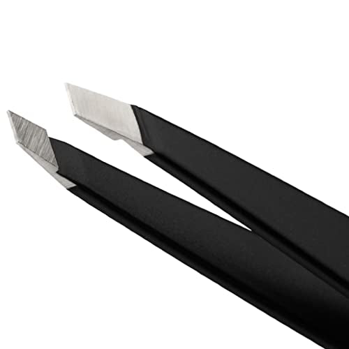 Tweezerman G.E.A.R. Slant Tweezer For Men, (Midnight)