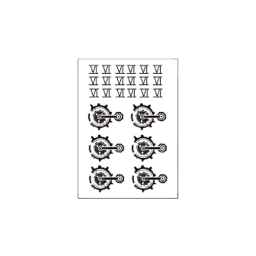 Women's Cosplay Tattoo,Neck Face Temporary Stickers (A)