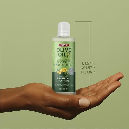 ORS Olive Oil Frizz Control & Shine Glossing Hair Polisher with Pequi Oil 3 Ounces (Pack of 2)