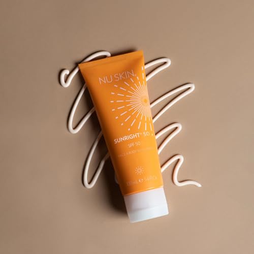 Nu Skin Sunright¢ç Face & Body Sunscreen SPF 50 | Broad-Spectrum UVA/UVB Protection | Non-Greasy & Water-Resistant Formula | Antioxidant-Infused | 3.4 fl. oz.