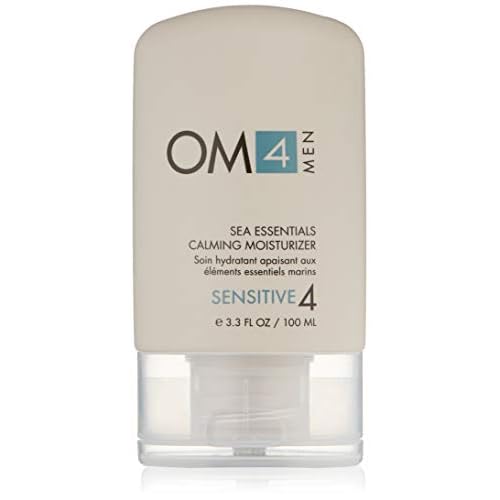 Organic Male OM4 Sensitive Step 4 - Sea Essentials Calming Moisturizer - Ultra soothing moisturizer for Men with Sensitive Skin