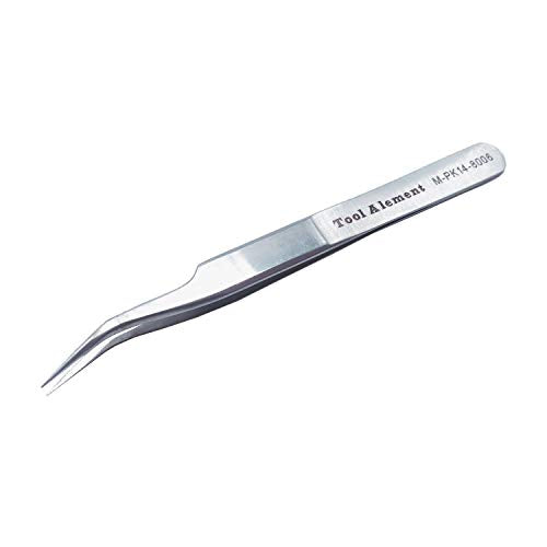 Canadian Stainless Steel 14cm Long Tip Eyelash Tweezer M-PK14-8006